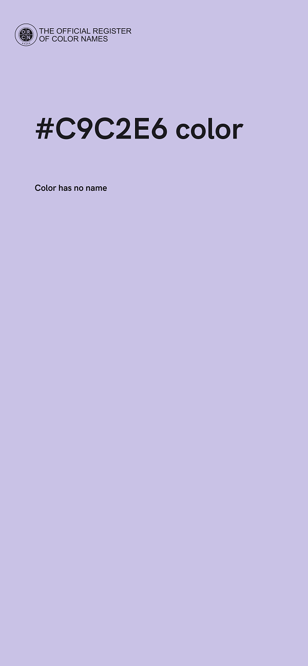 #C9C2E6 color image