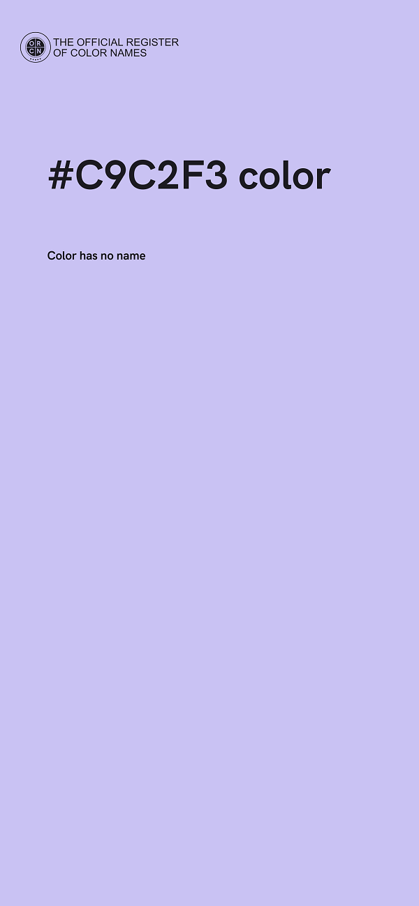 #C9C2F3 color image