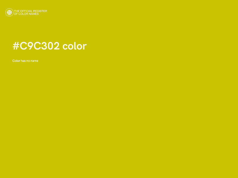 #C9C302 color image