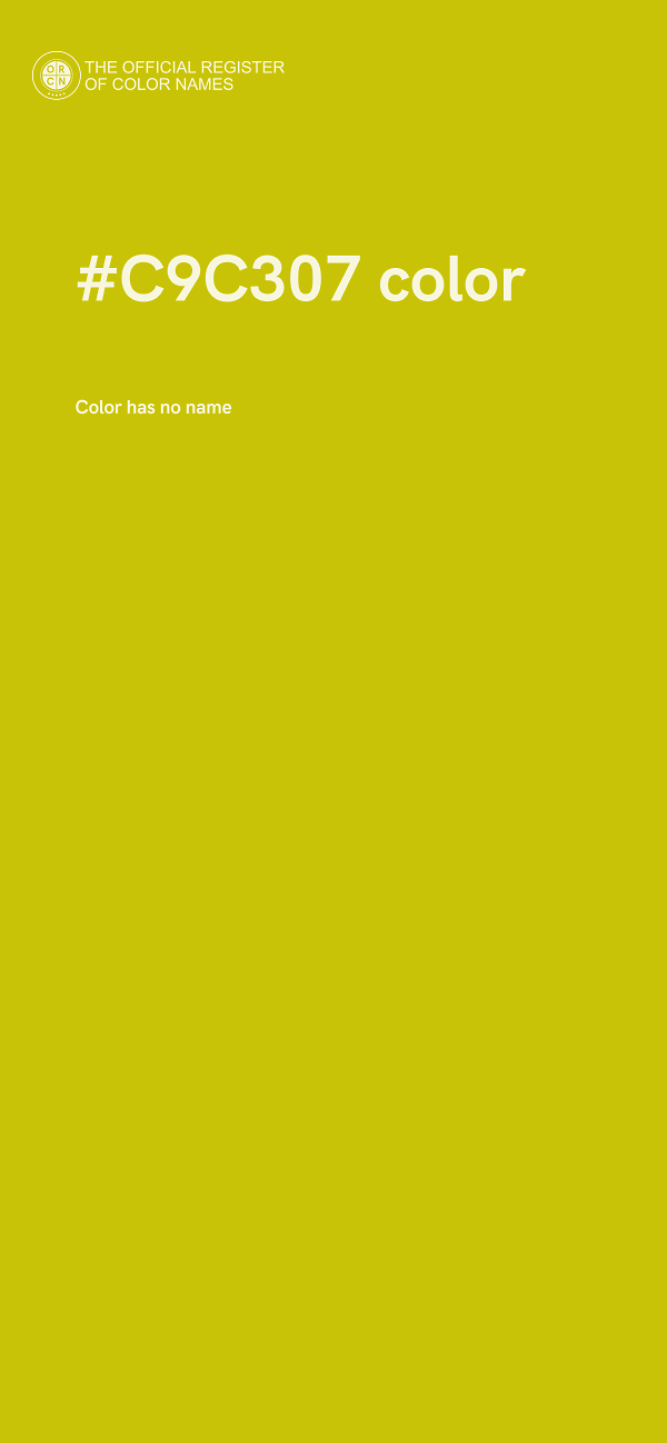 #C9C307 color image