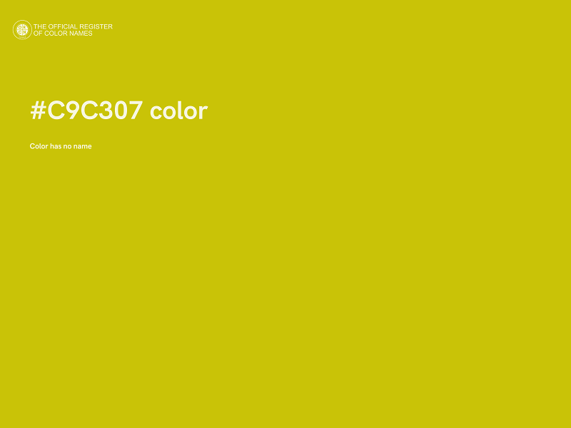 #C9C307 color image