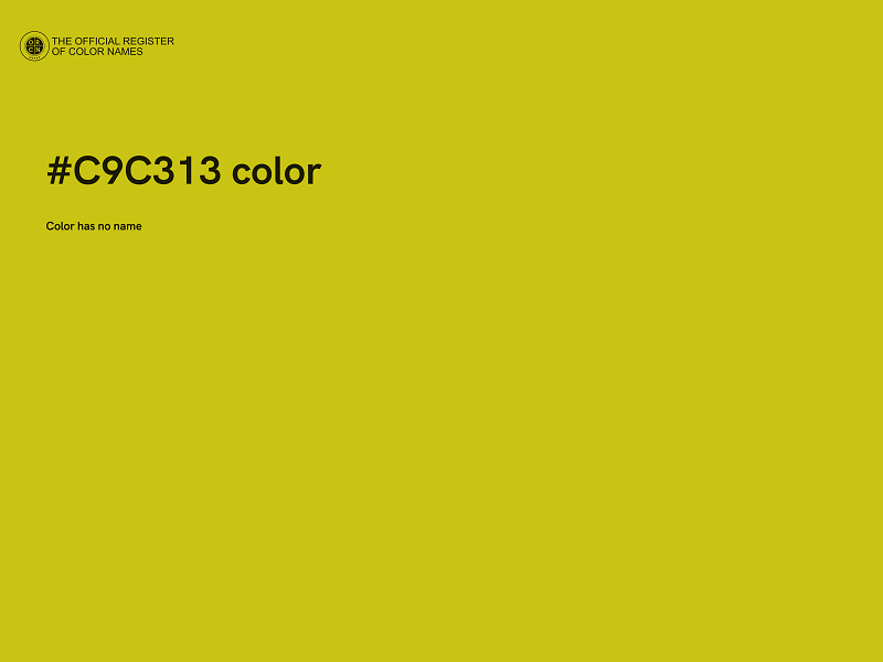 #C9C313 color image