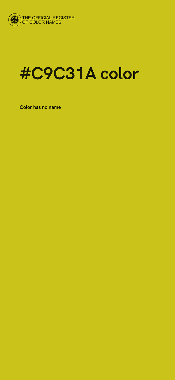 #C9C31A color image