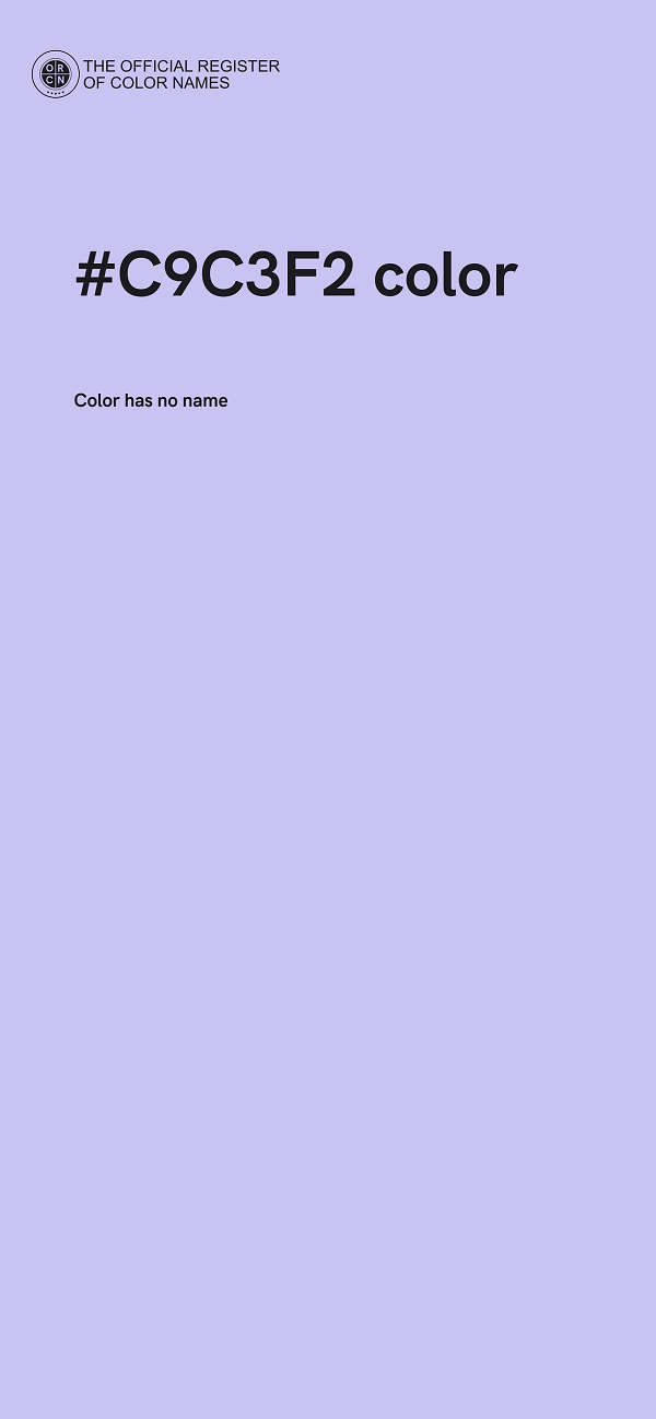 #C9C3F2 color image