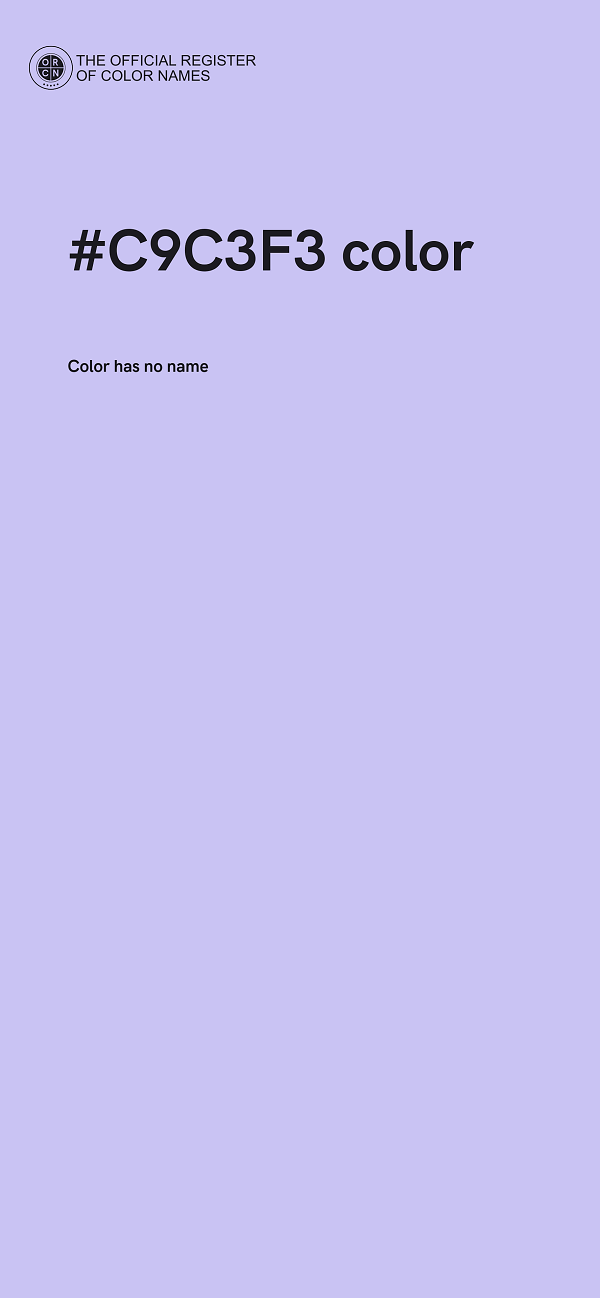 #C9C3F3 color image