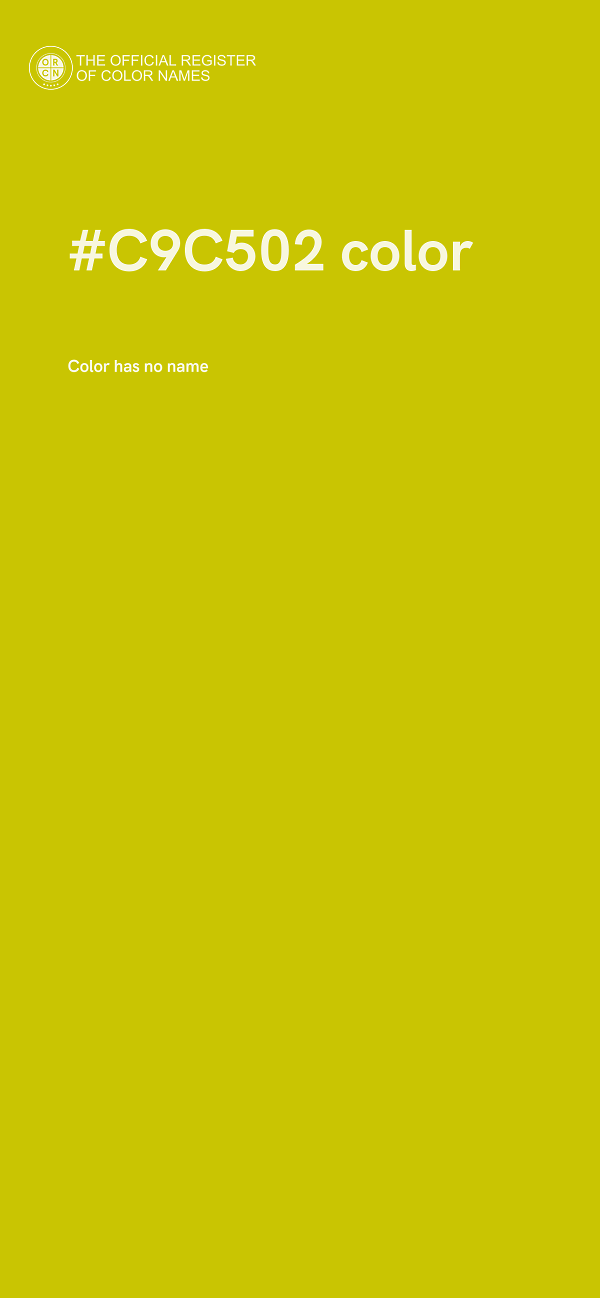 #C9C502 color image