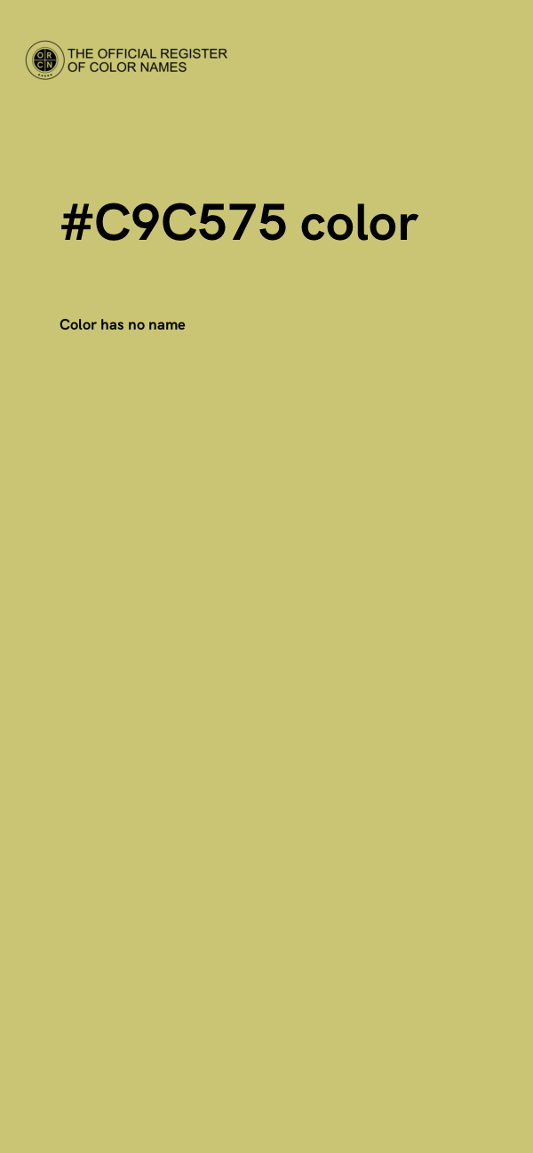 #C9C575 color image