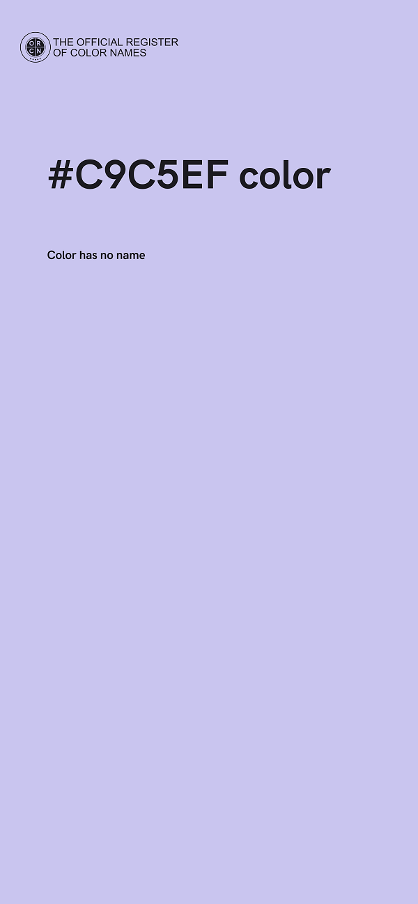 #C9C5EF color image