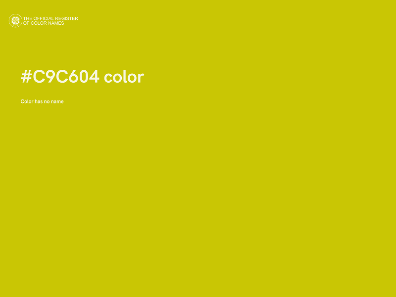 #C9C604 color image