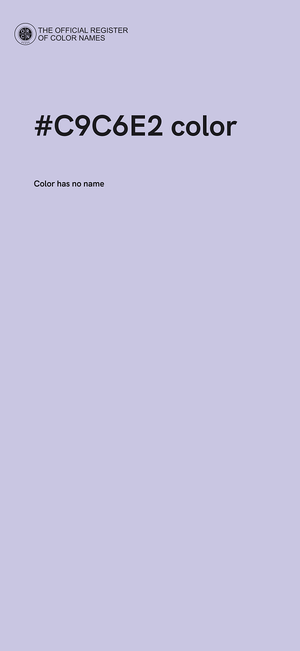 #C9C6E2 color image