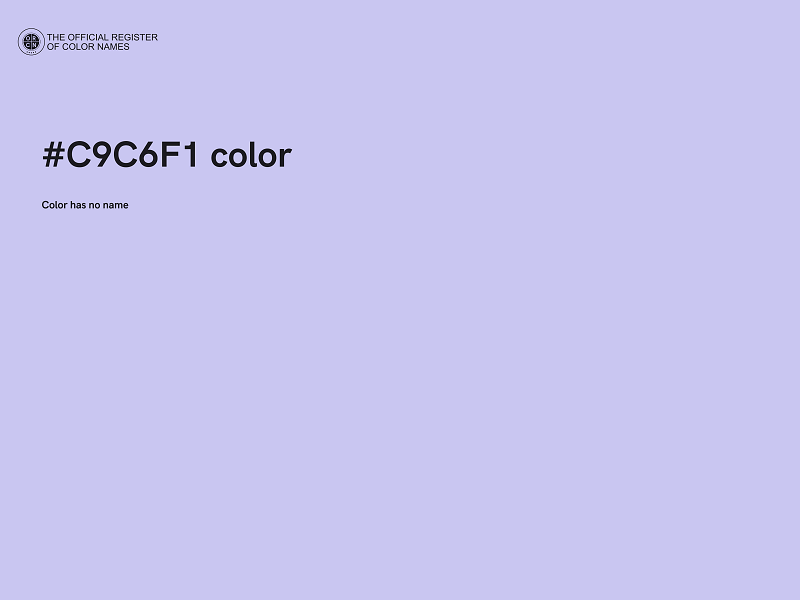 #C9C6F1 color image