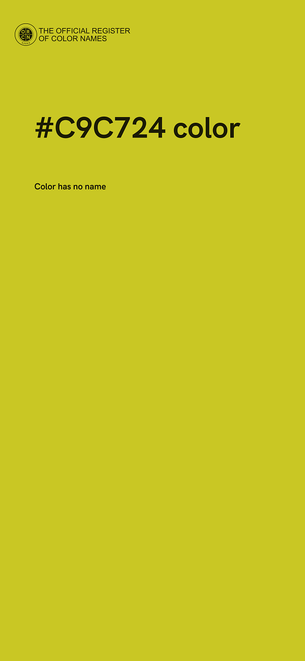 #C9C724 color image