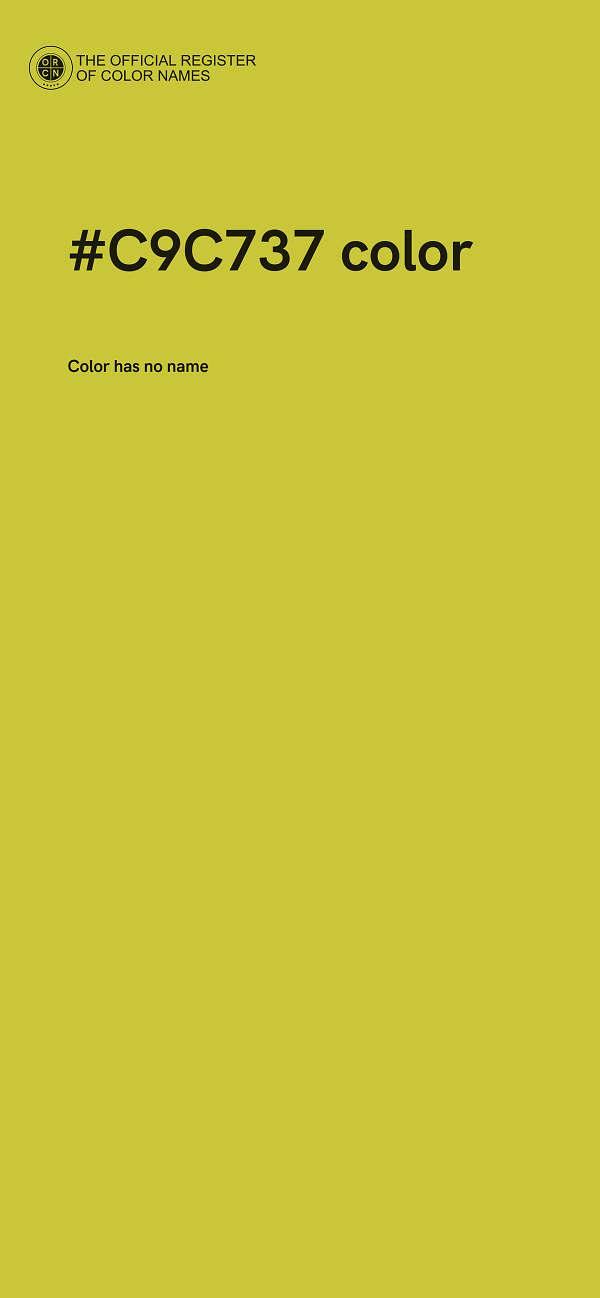 #C9C737 color image