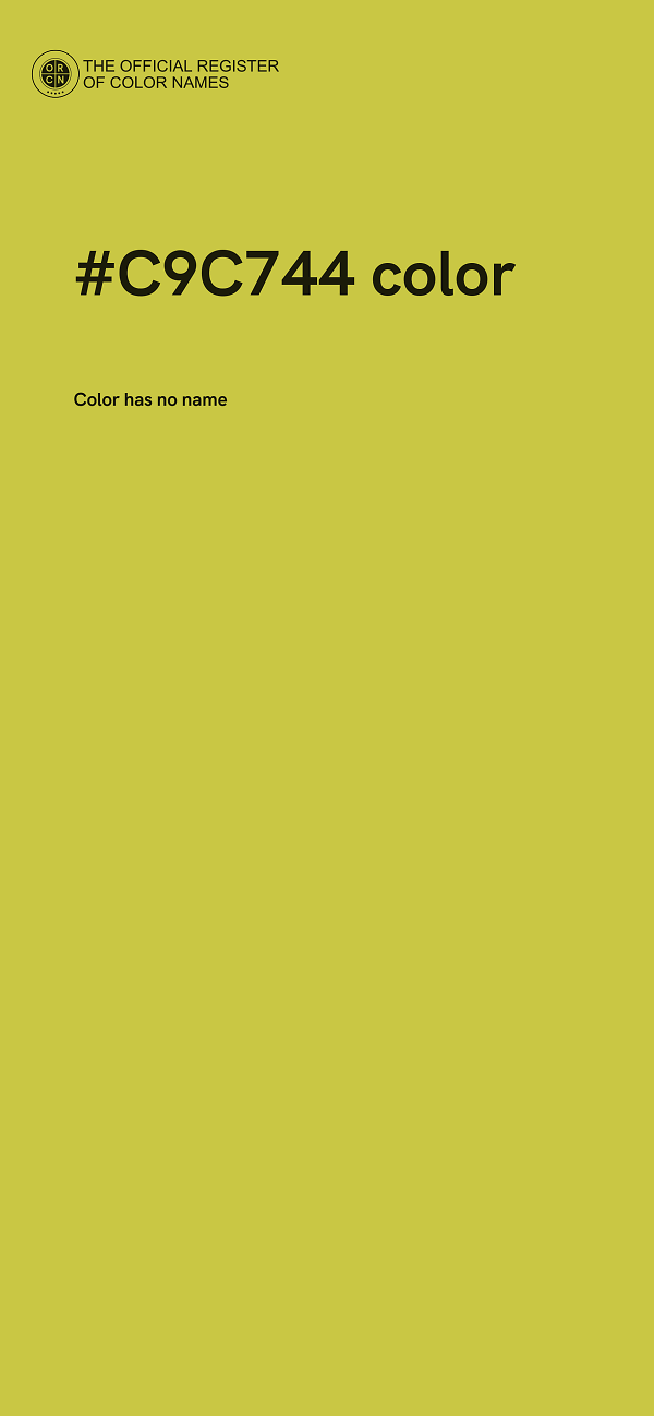 #C9C744 color image