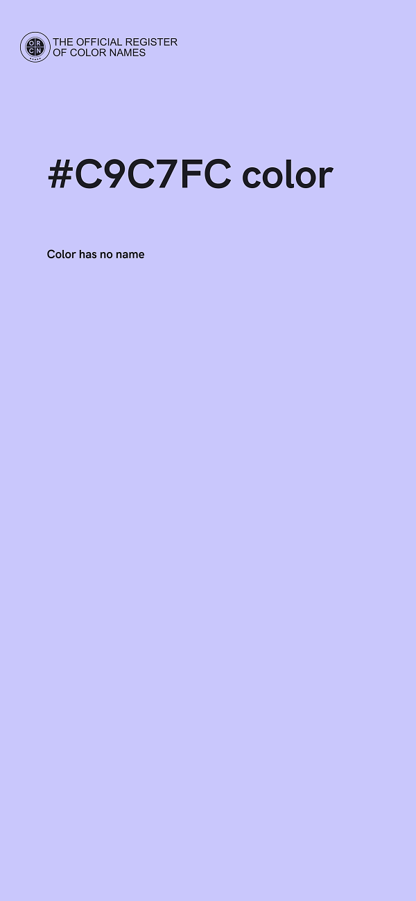 #C9C7FC color image
