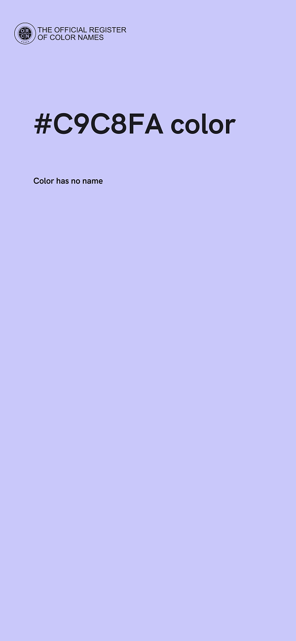#C9C8FA color image