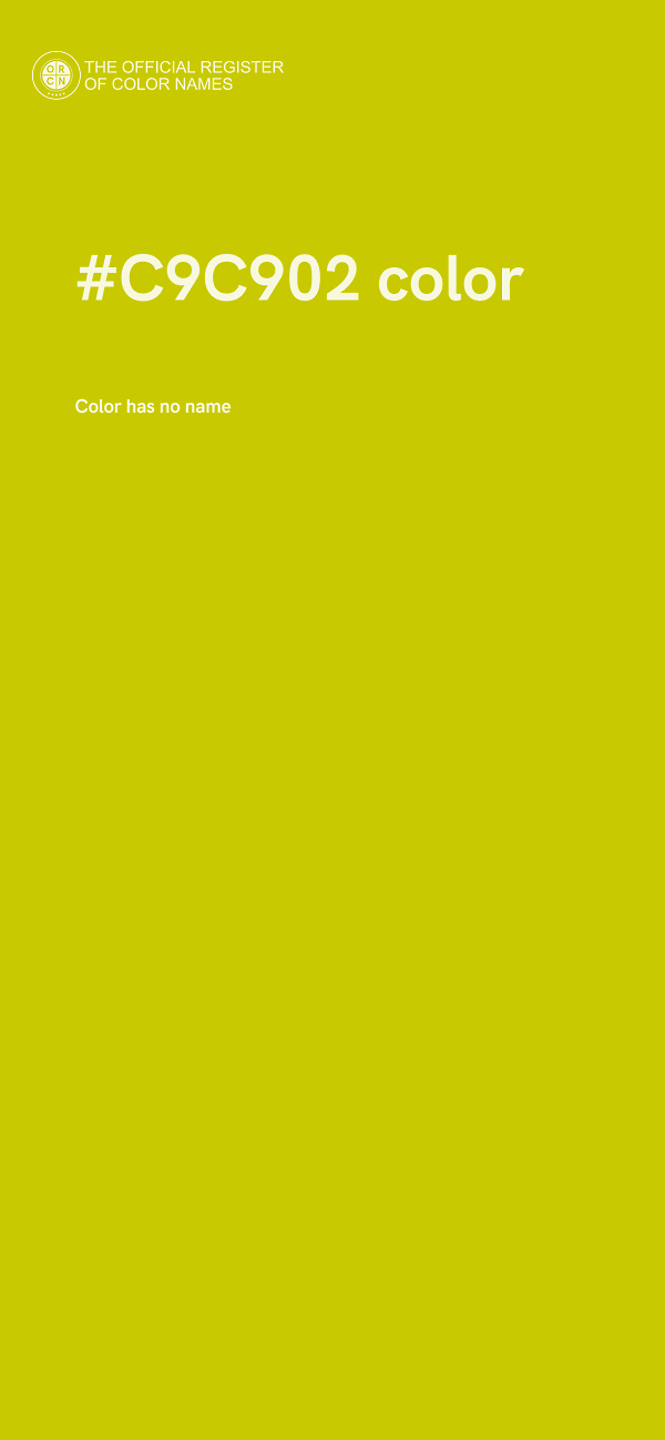 #C9C902 color image
