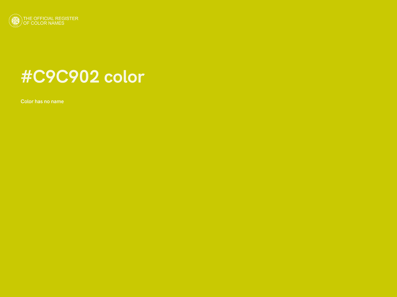 #C9C902 color image