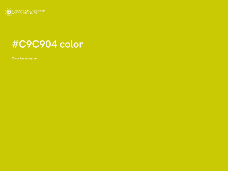 #C9C904 color image