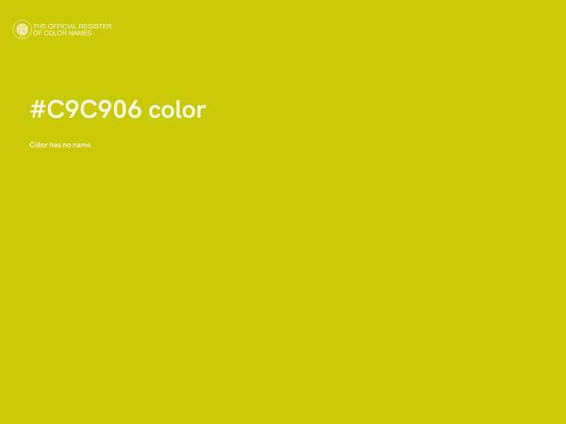 #C9C906 color image