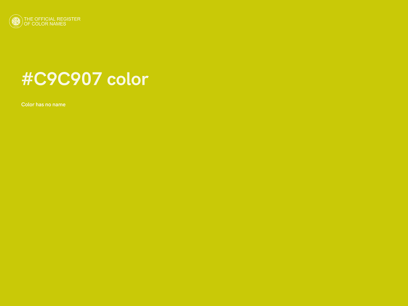 #C9C907 color image