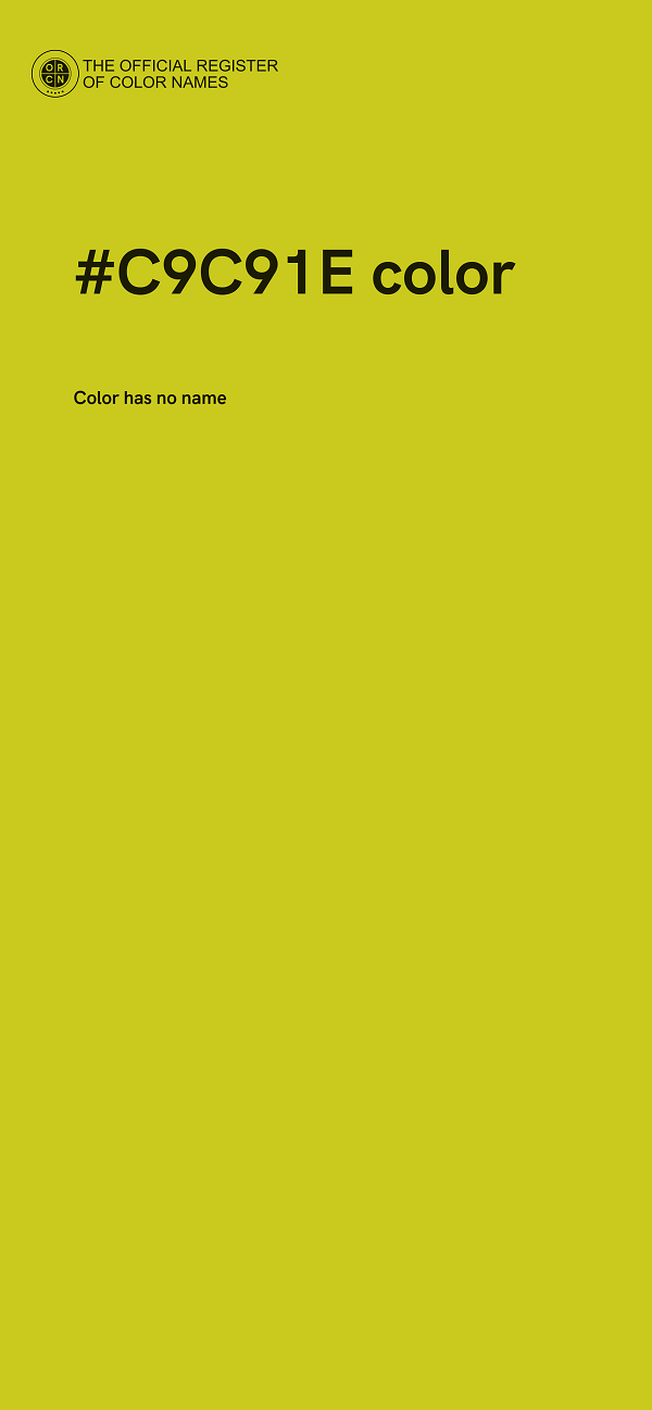 #C9C91E color image