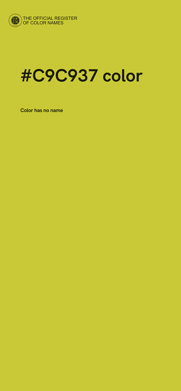 #C9C937 color image