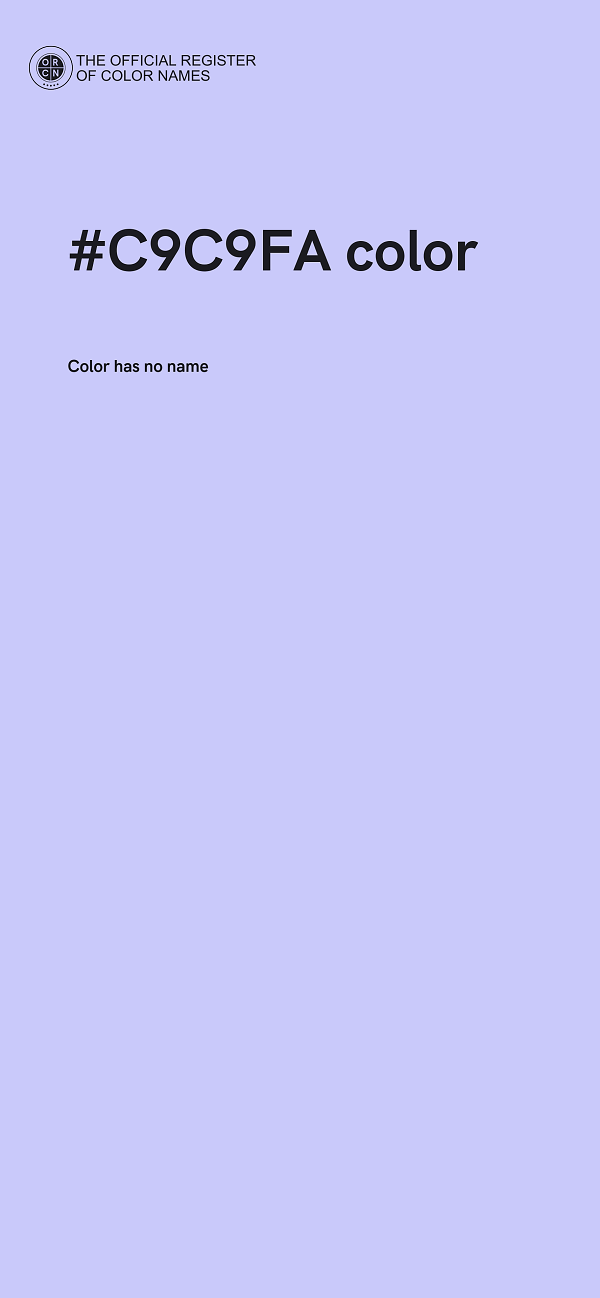 #C9C9FA color image