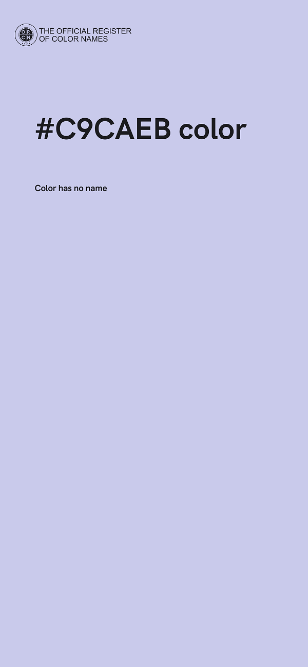 #C9CAEB color image