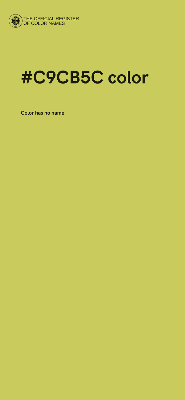 #C9CB5C color image