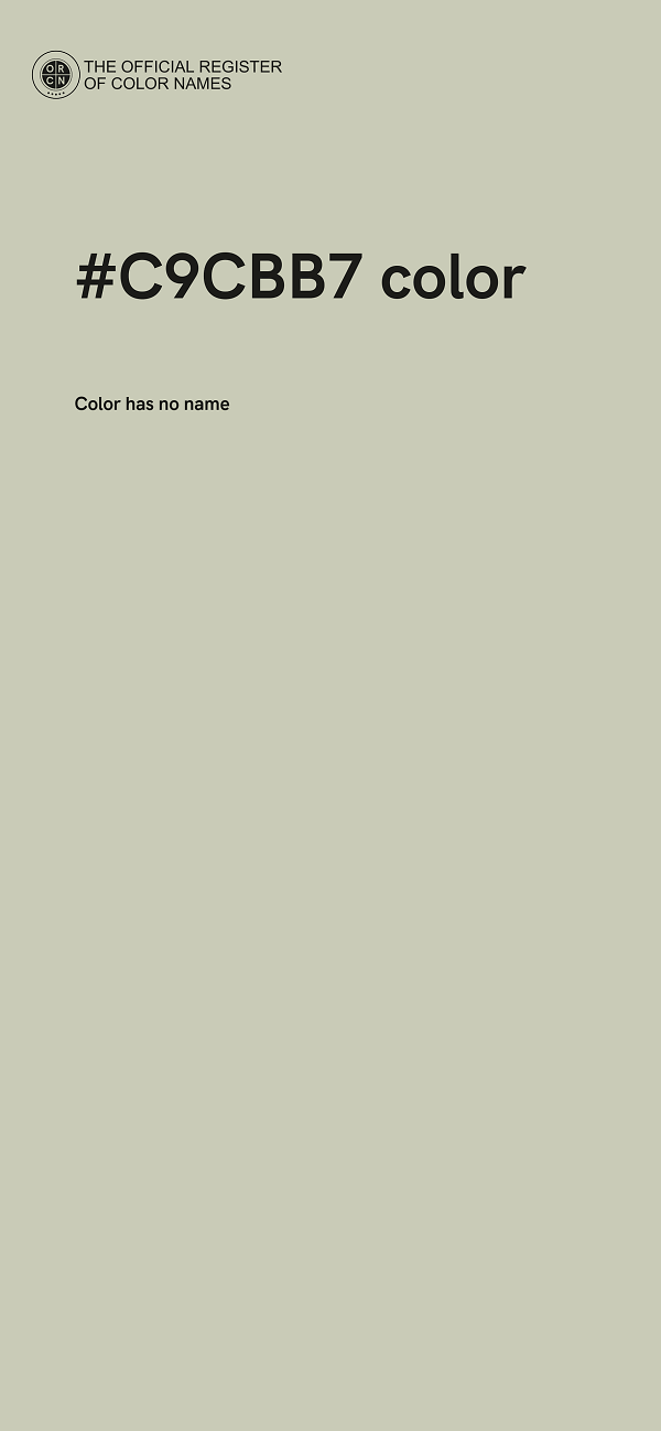 #C9CBB7 color image