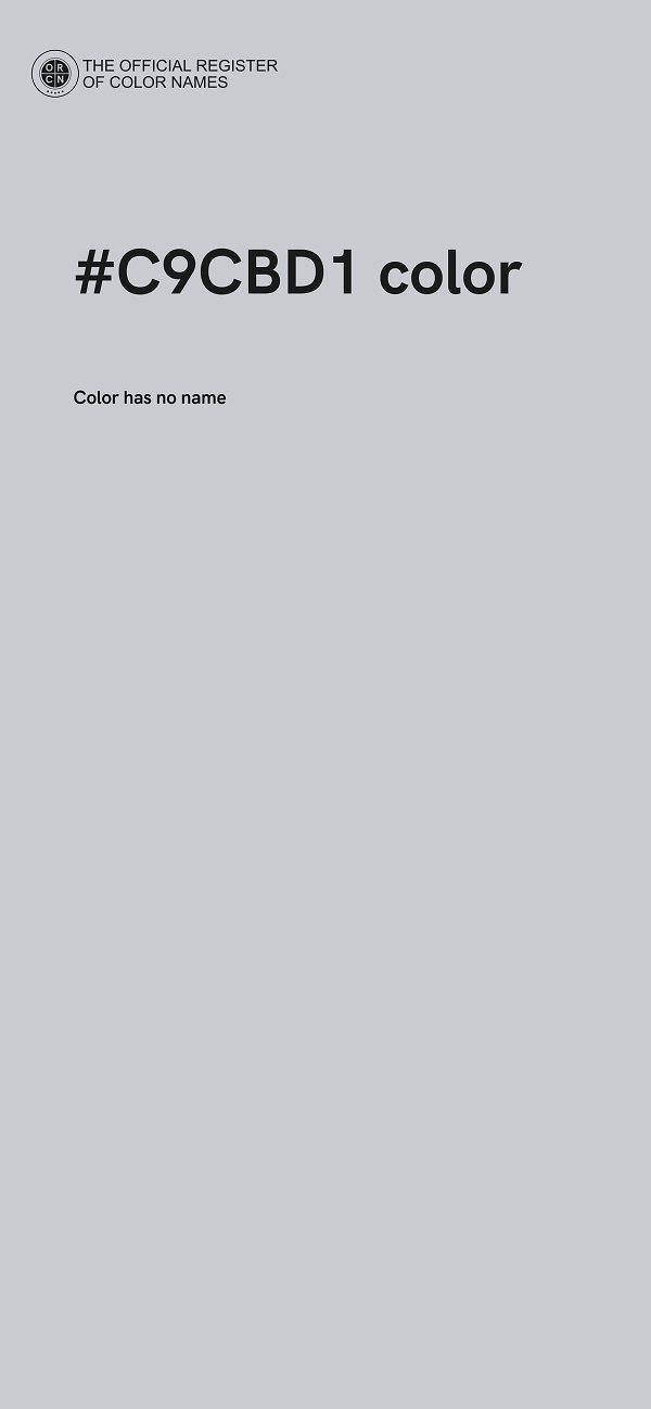 #C9CBD1 color image