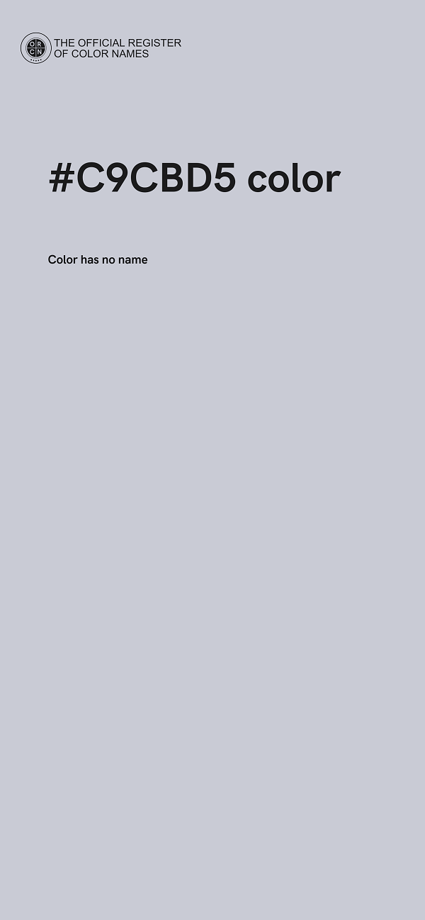 #C9CBD5 color image
