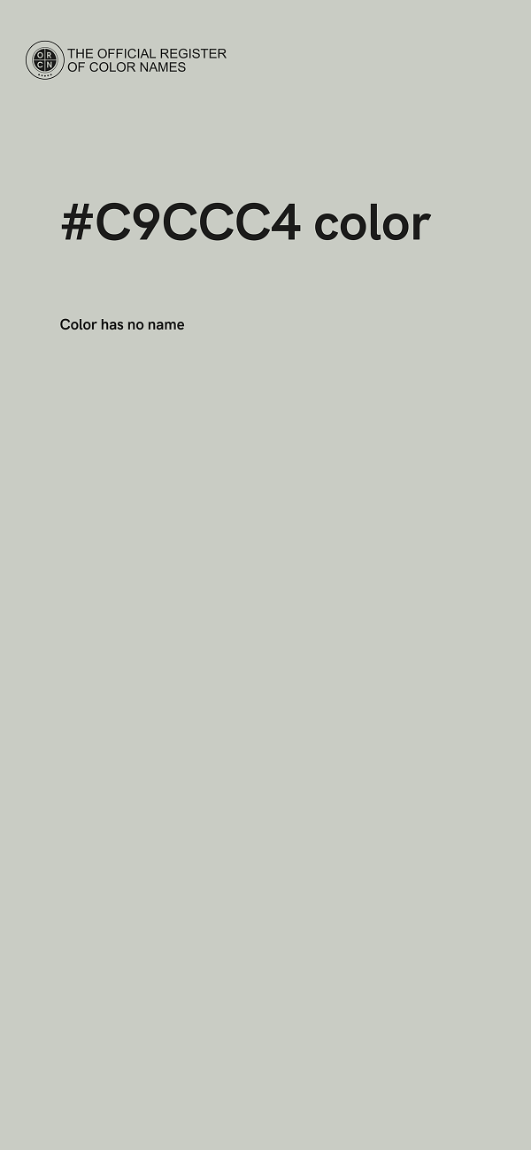 #C9CCC4 color image