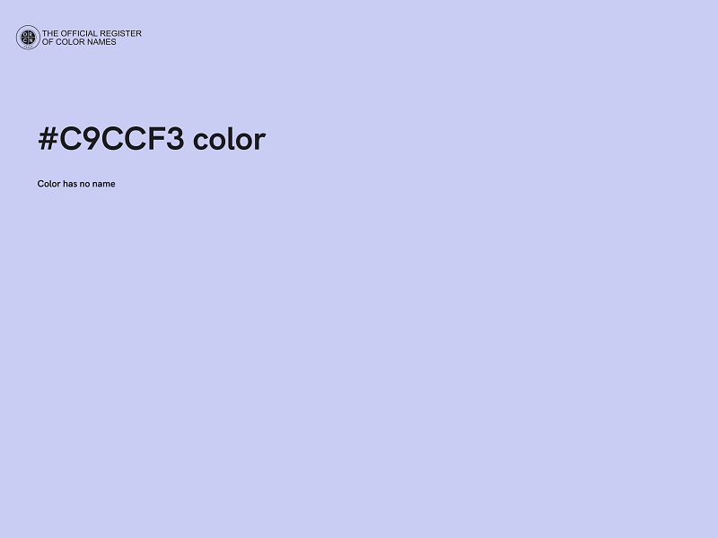 #C9CCF3 color image