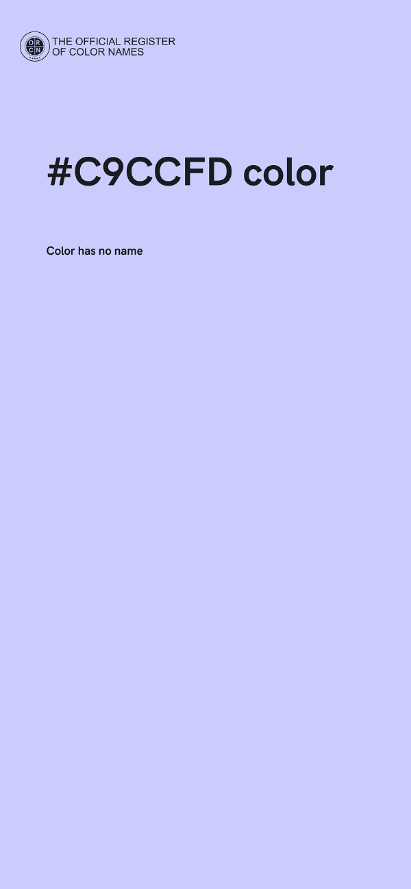 #C9CCFD color image