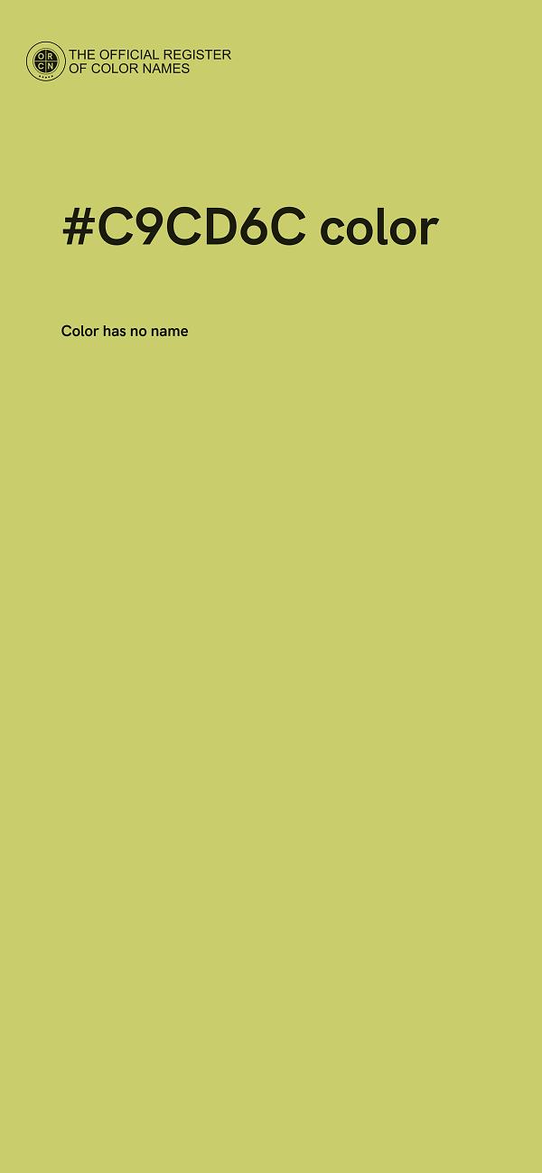 #C9CD6C color image