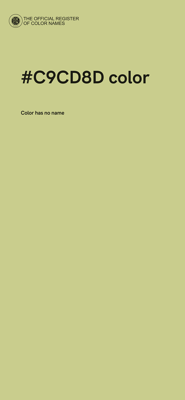 #C9CD8D color image