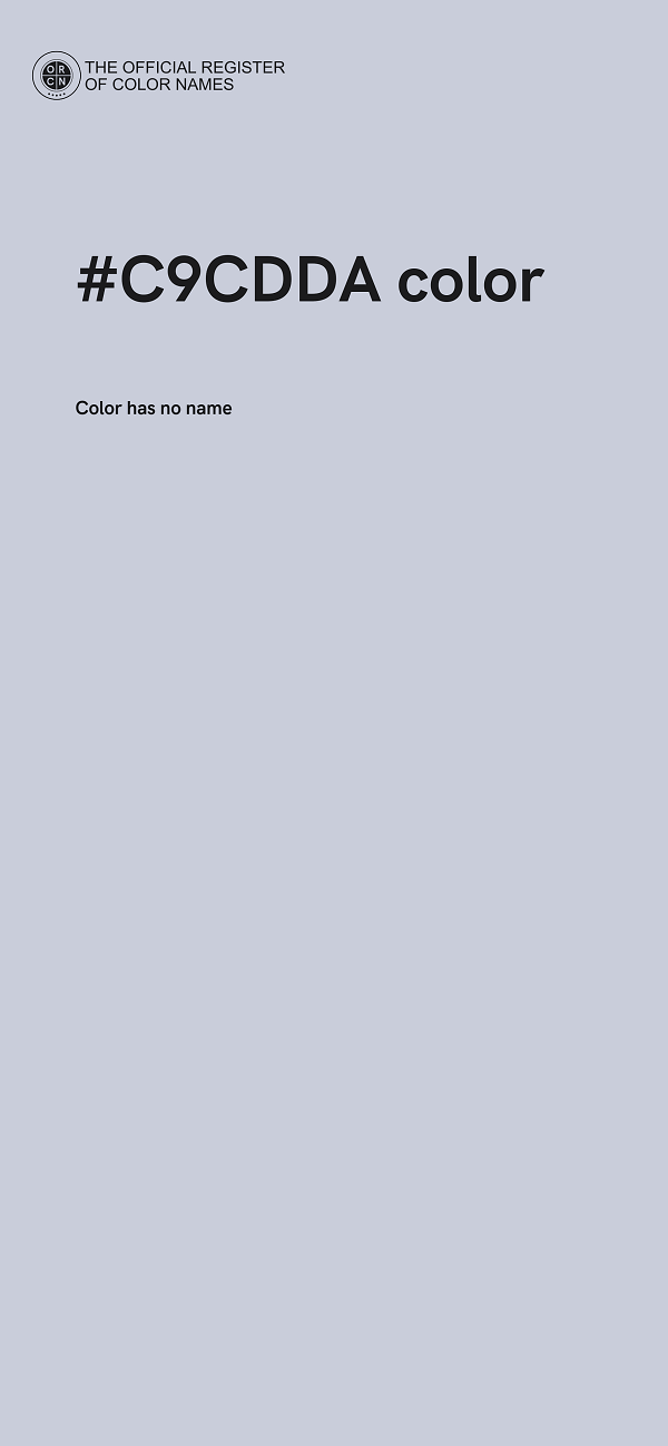 #C9CDDA color image