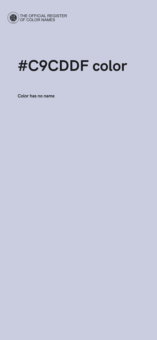 #C9CDDF color image