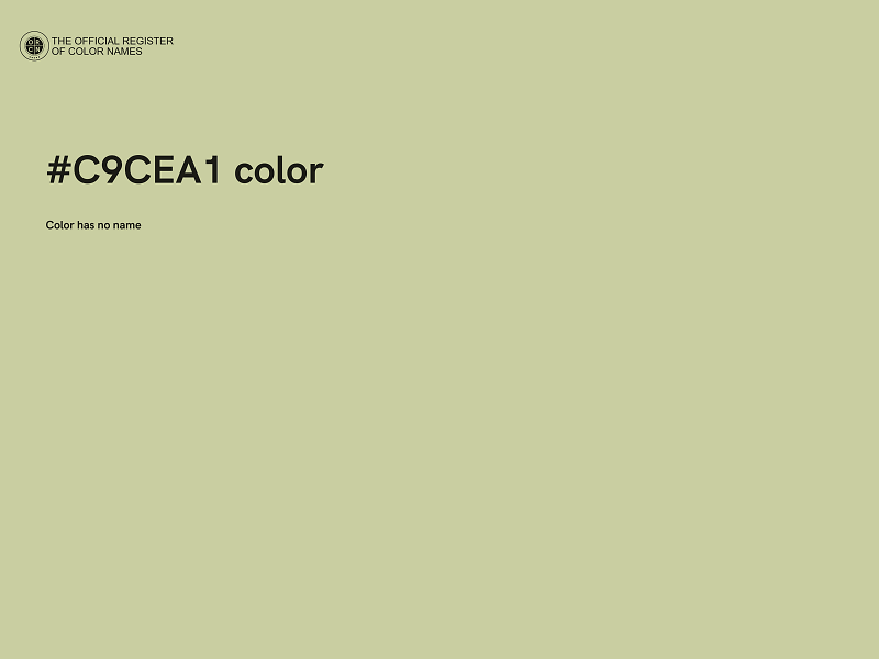 #C9CEA1 color image