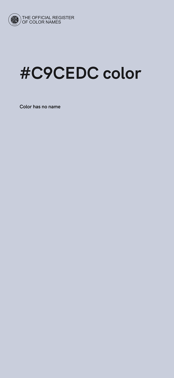 #C9CEDC color image