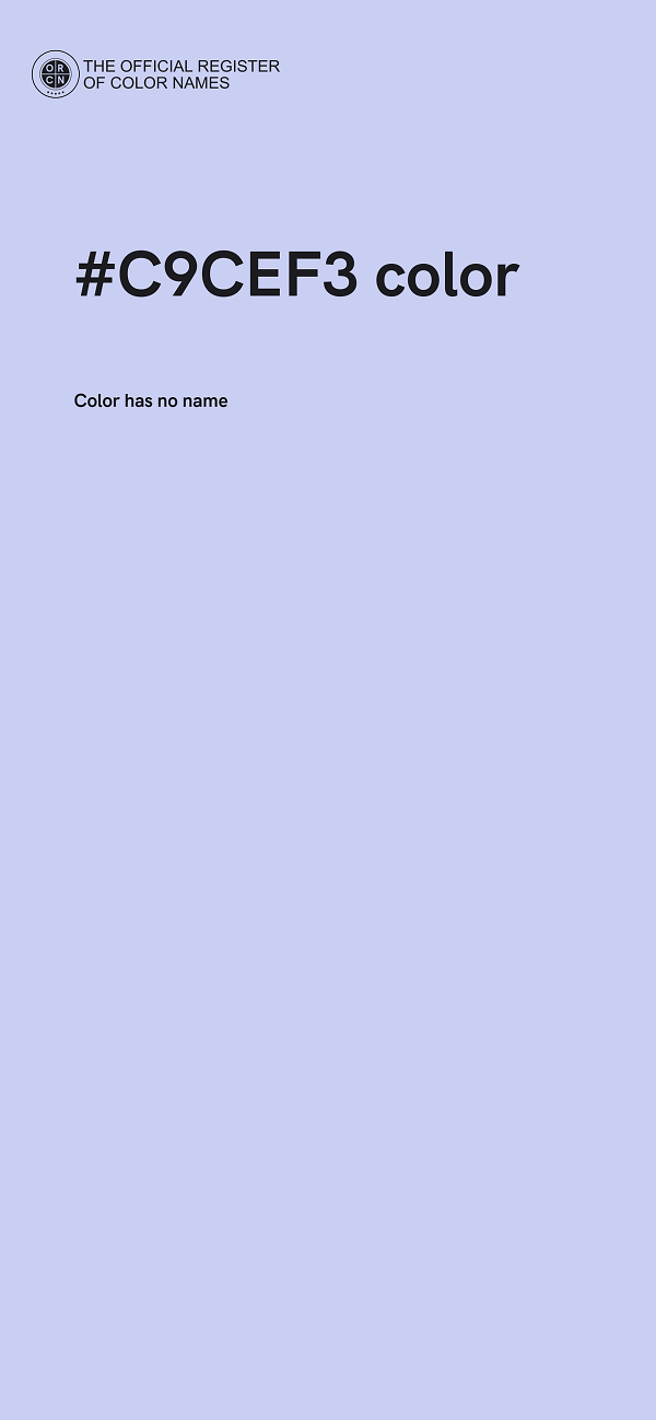 #C9CEF3 color image