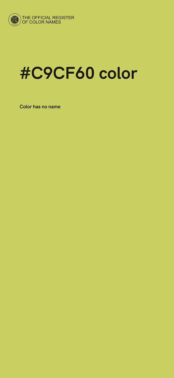 #C9CF60 color image