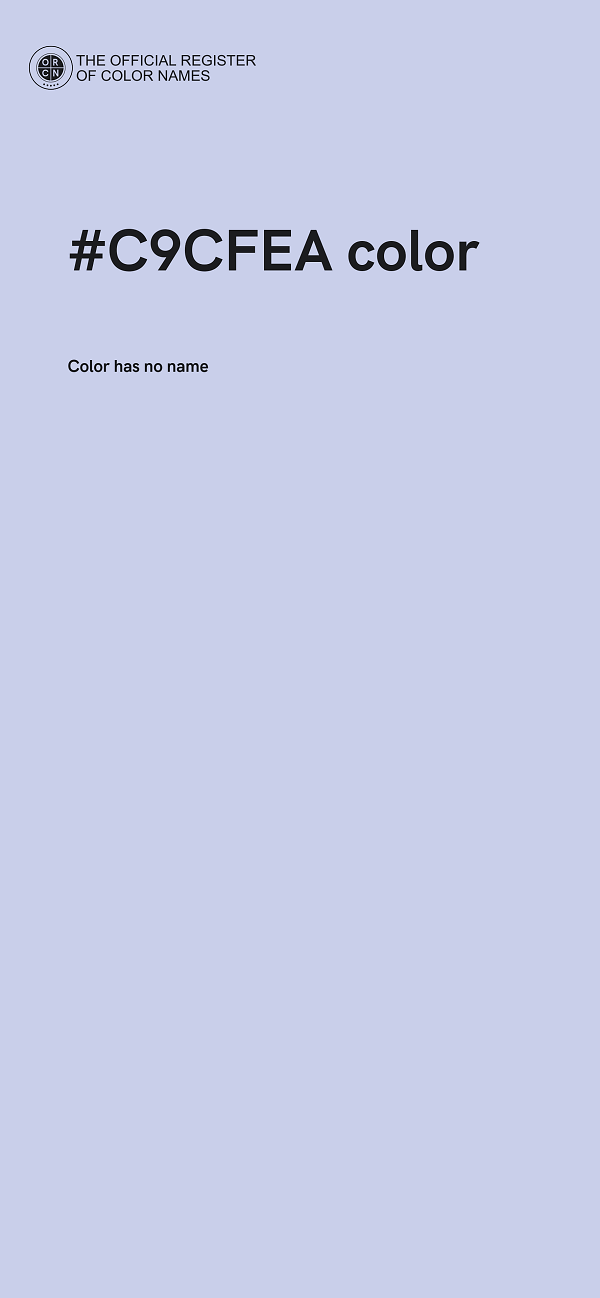#C9CFEA color image