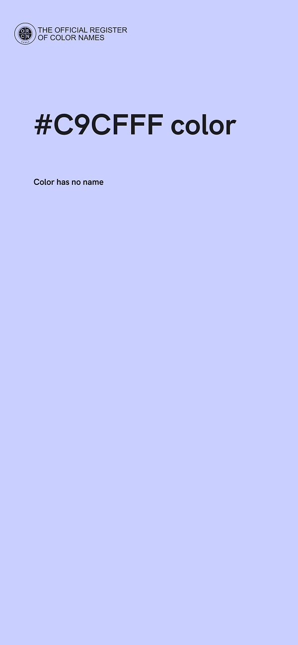 #C9CFFF color image