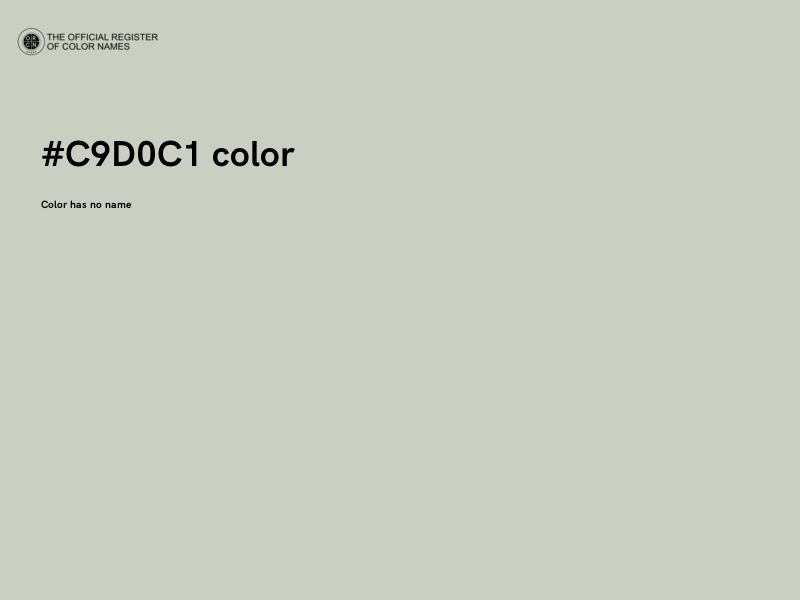 #C9D0C1 color image