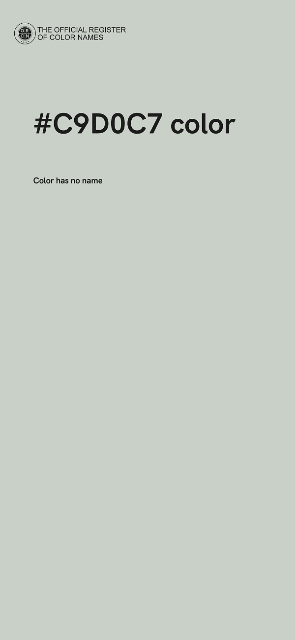 #C9D0C7 color image