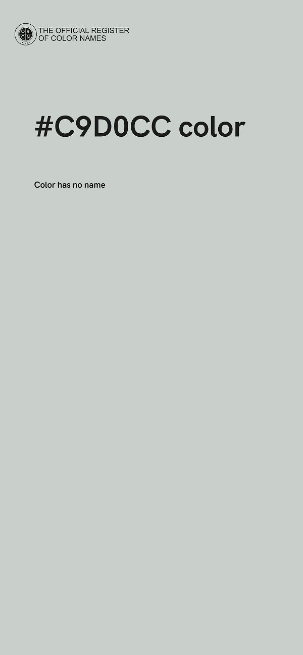 #C9D0CC color image