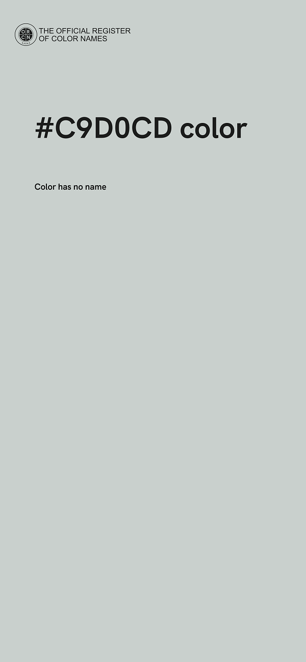 #C9D0CD color image